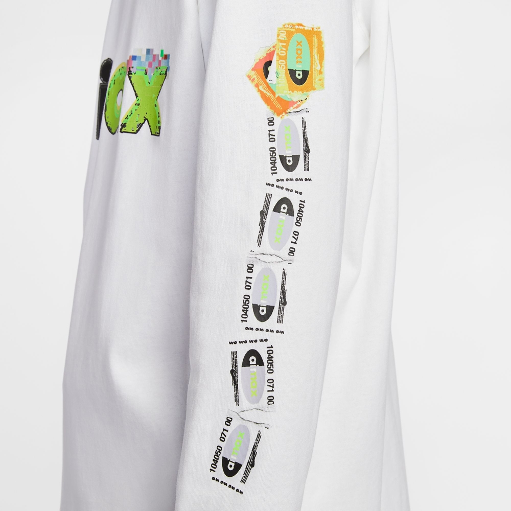 NIKE 長袖上衣男運動AS M NSW FAM REUNION LS TEE 白IQ3976-100 | NIKE
