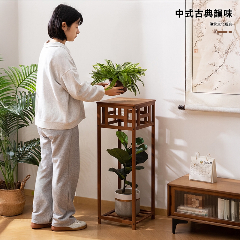 HappyLife】楠竹復古中式花台67公分高Y12388 | 長30-59cm | Yahoo購物中心