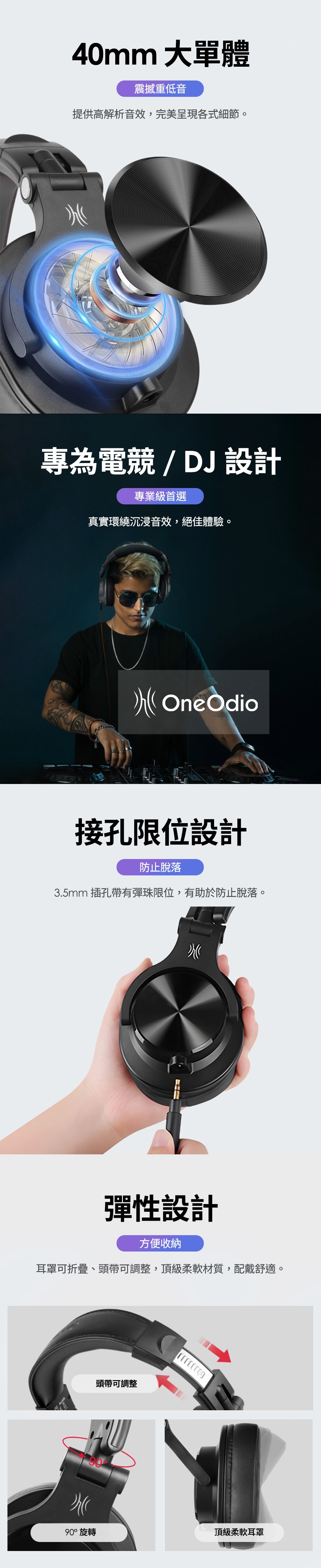 OneOdio A71M - 詳情1