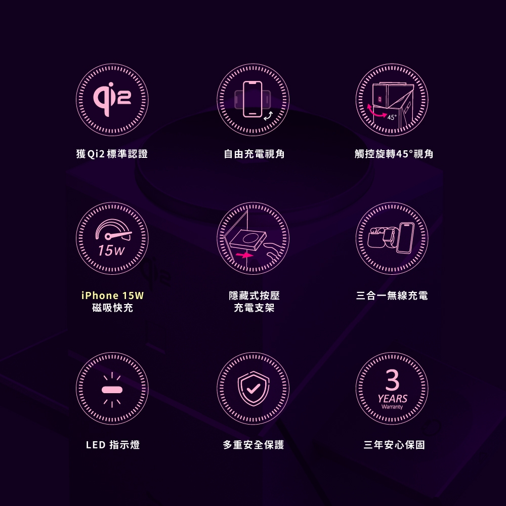 ADAM亞果元素 Mag Qube Qi2 - 詳情2