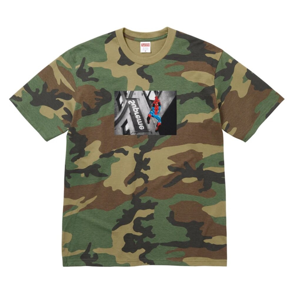 Spider-Man x Supreme 26SS Tee 蜘蛛人短T 藍/粉/迷彩/白SS26T56