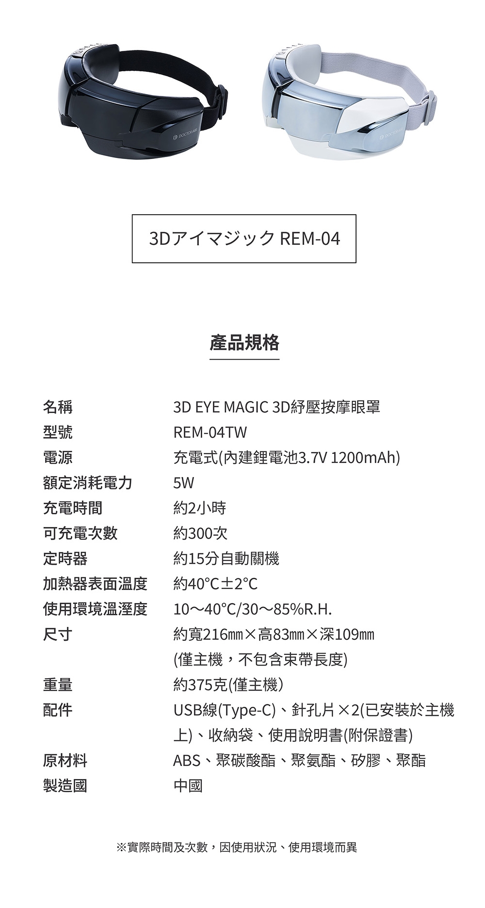 DOCTOR AIR REM-04 - 詳情1