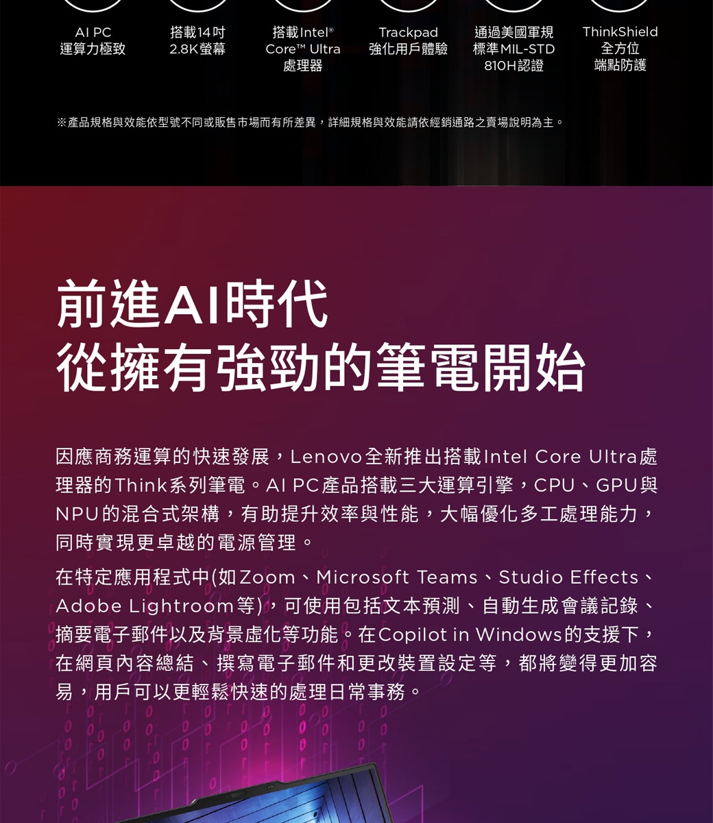 Lenovo聯想 ThinkPad X1 G13 - 詳情2