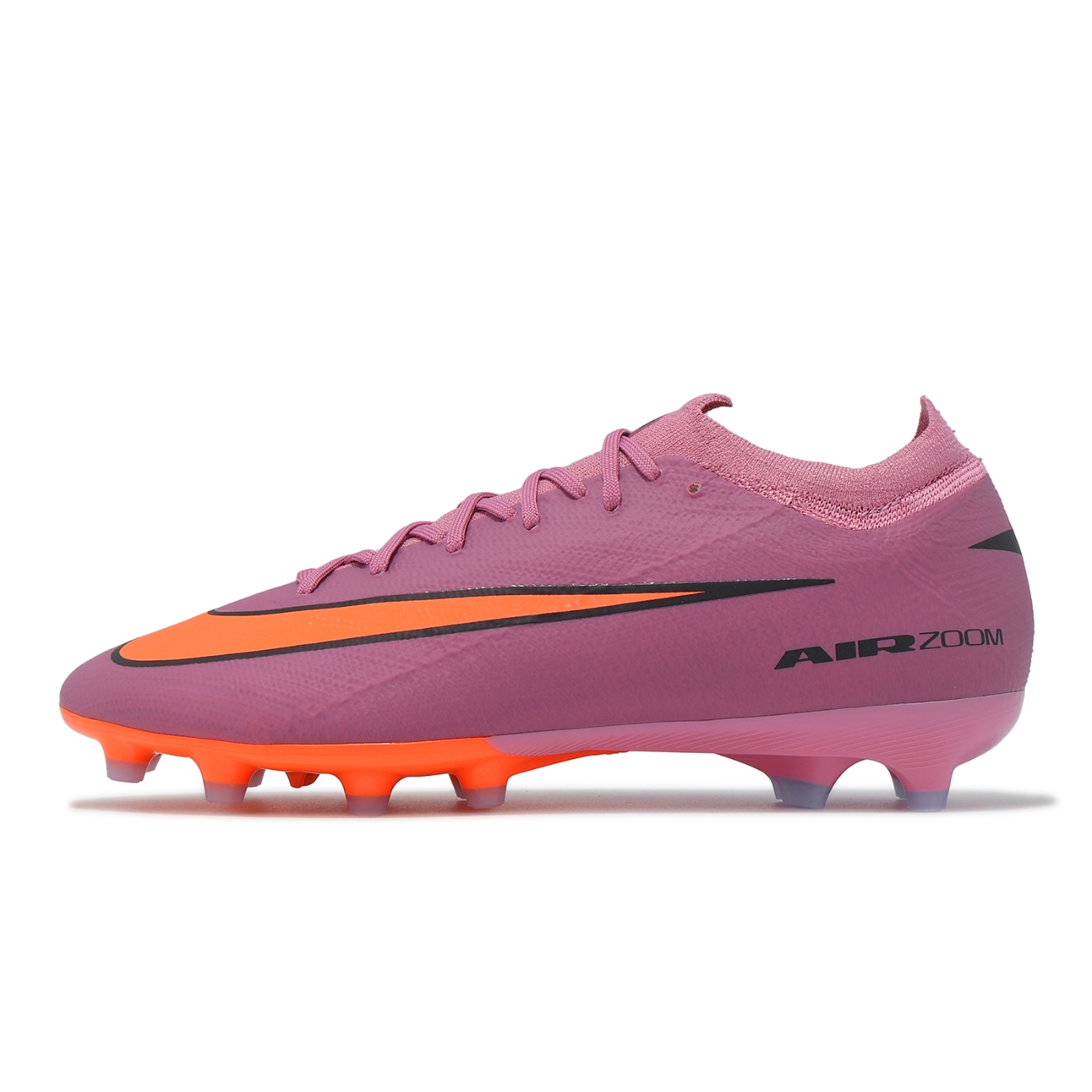 Nike 足球釘鞋ZM Vapor 16 Pro AG-PRO 男鞋粉橘氣墊人造草坪FQ8684-600