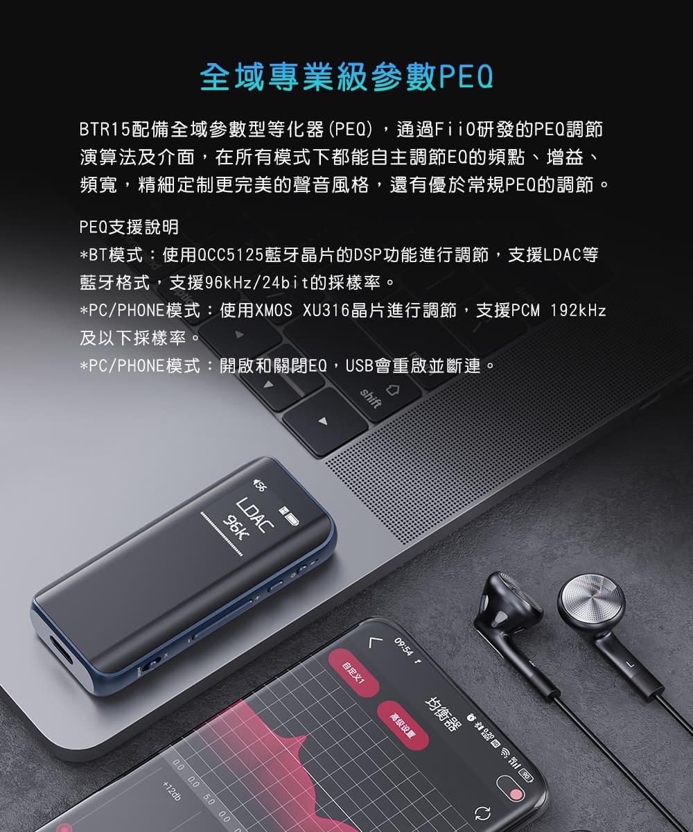 FiiO BTR15 - 詳情1