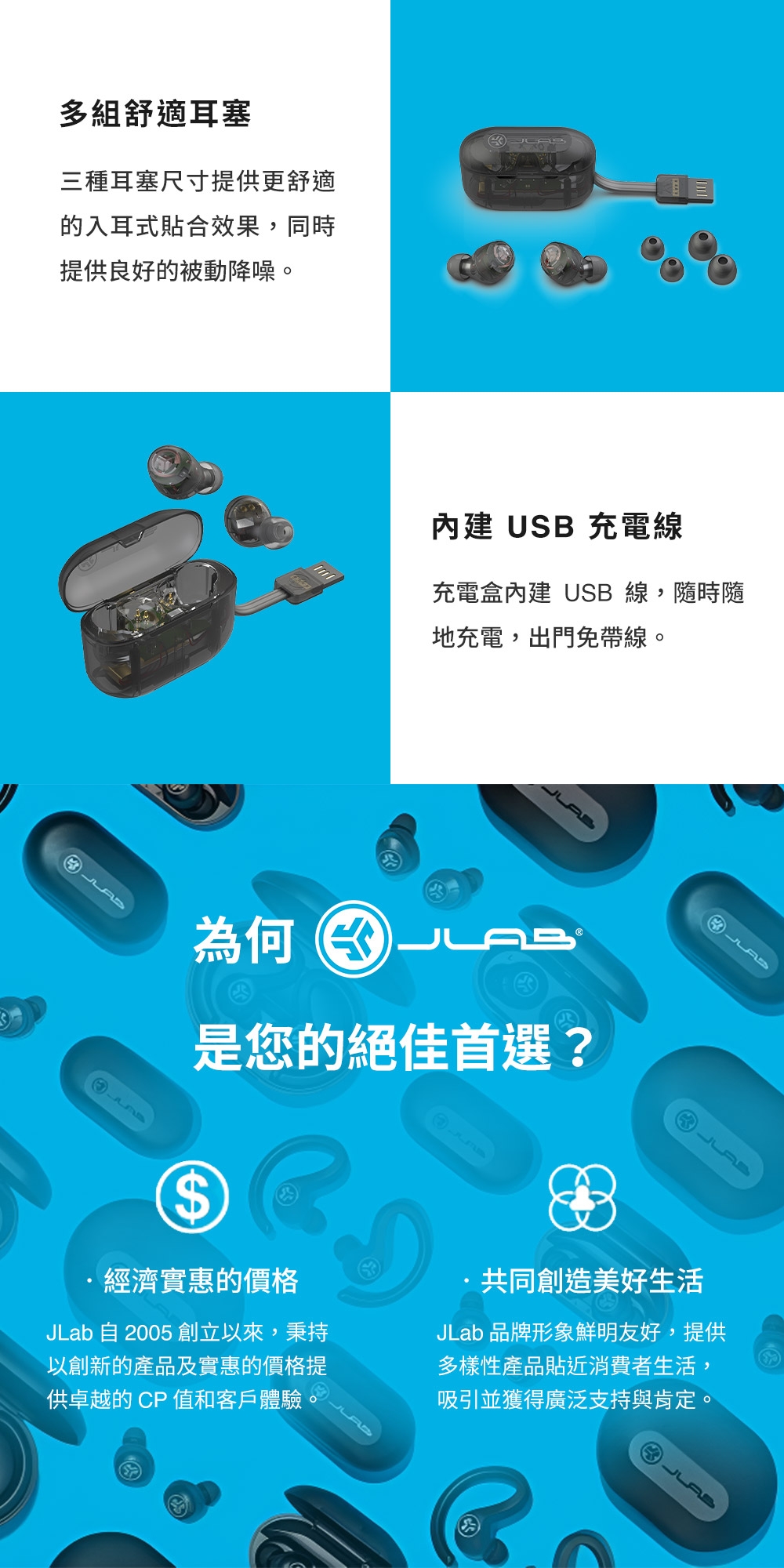 JLab GO Air POP - 詳情2