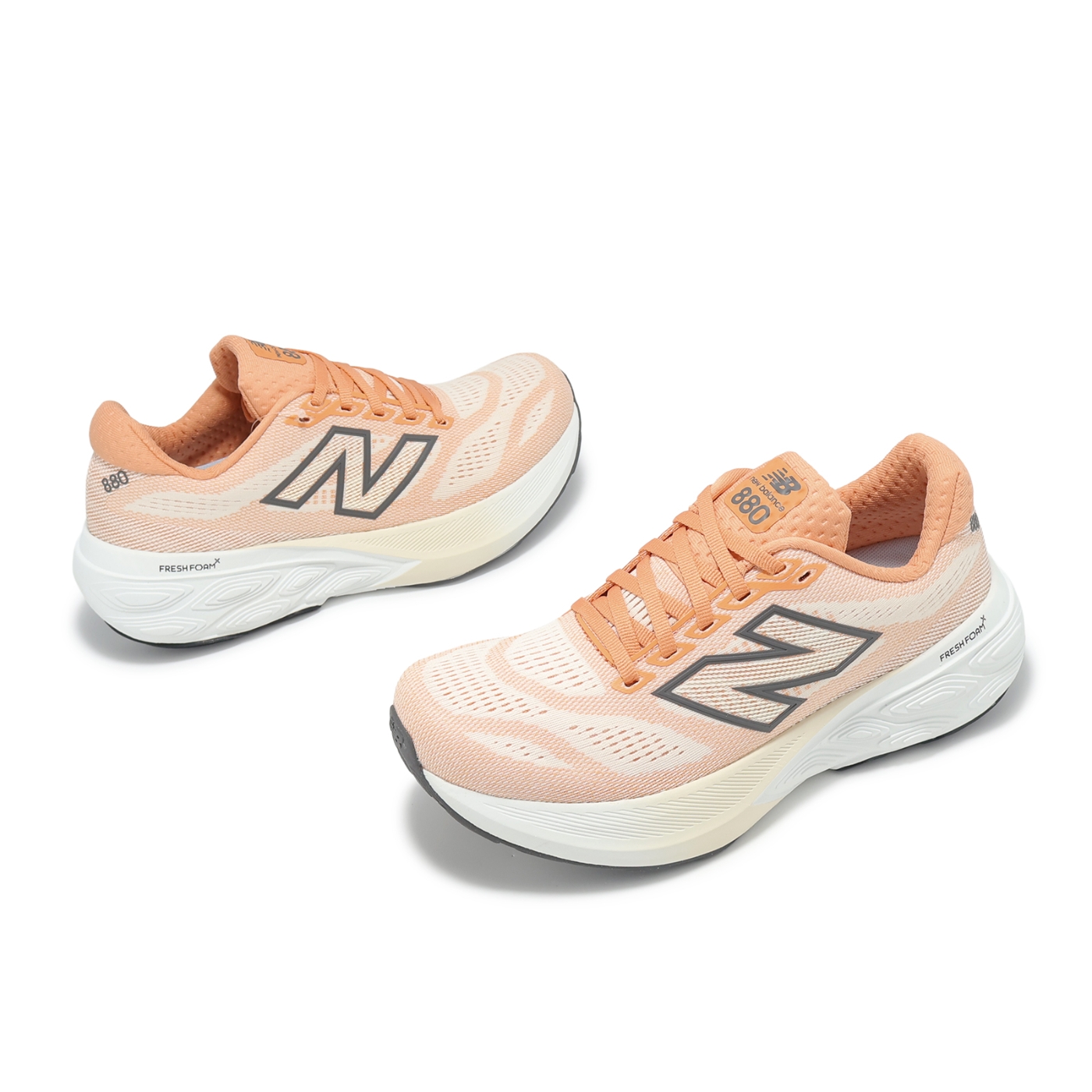New Balance 慢跑鞋Fresh Foam X 880 V15 D 寬楦女鞋桃花蜜永久凍土