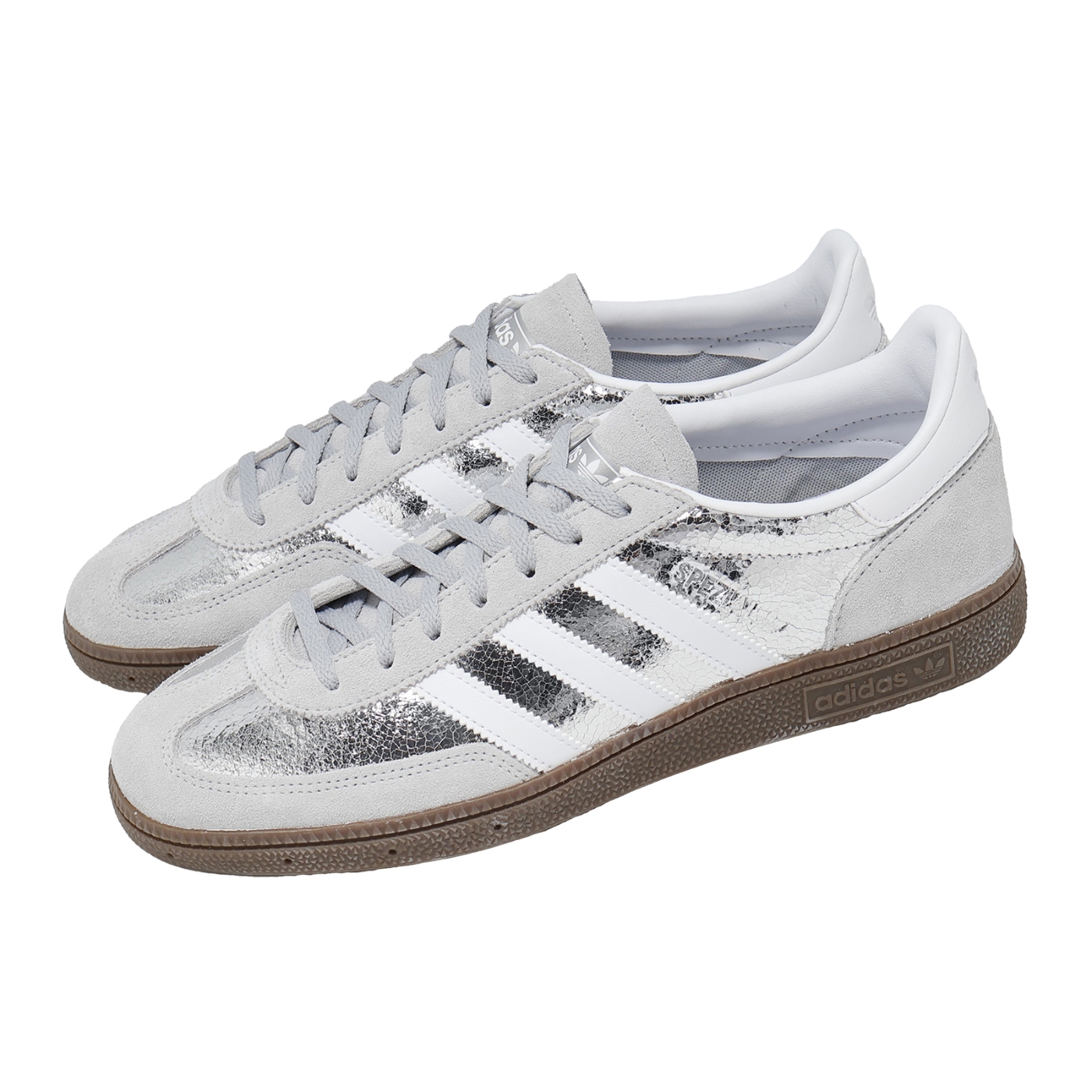 adidas 愛迪達休閒鞋Handball Spezial 男鞋女鞋銀白德訓鞋復古JR6511