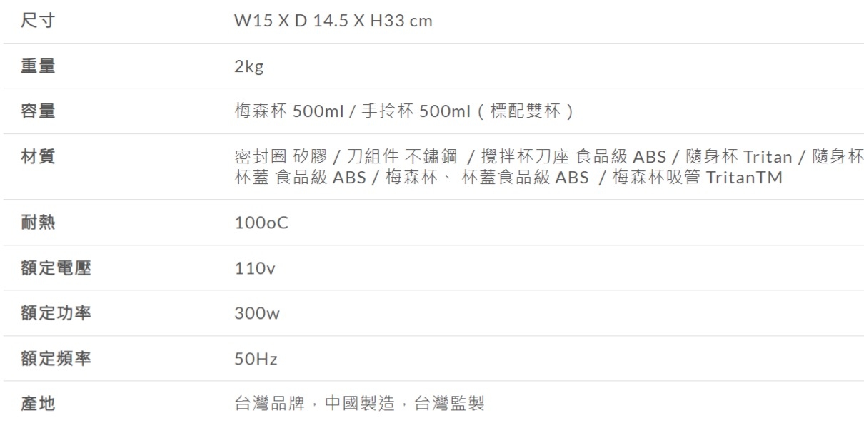 CHANCOO橙廚 便攜式果汁機 - 詳情1
