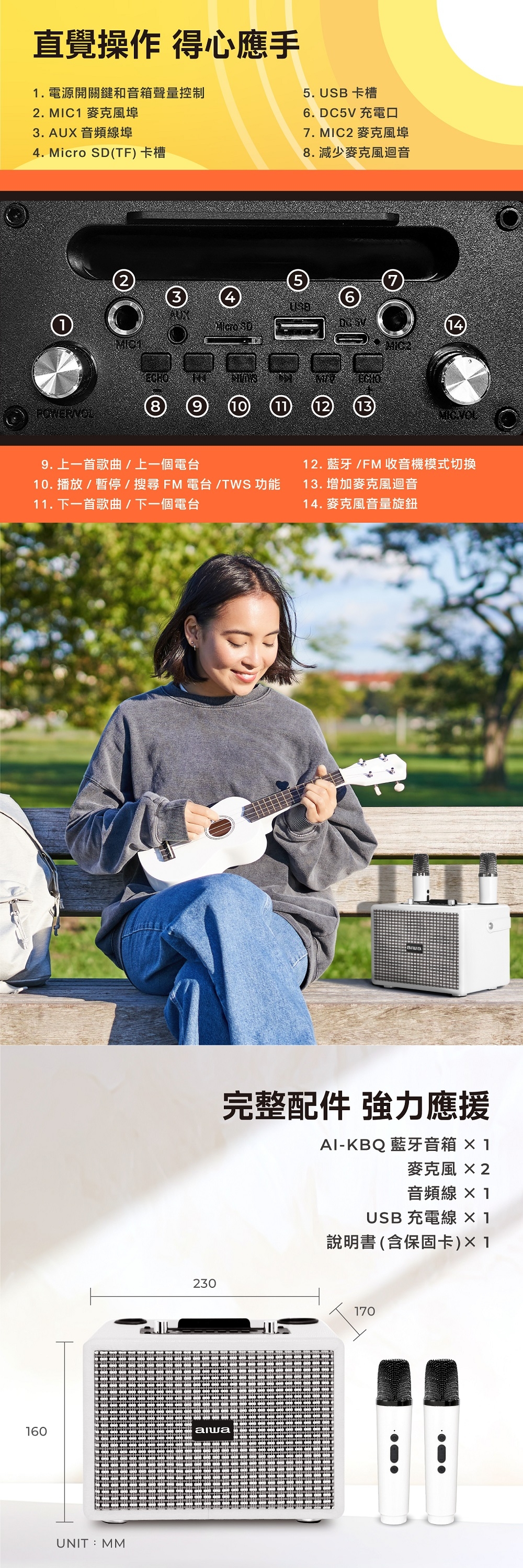 AIWA愛華 AI-KBQ20 - 詳情1