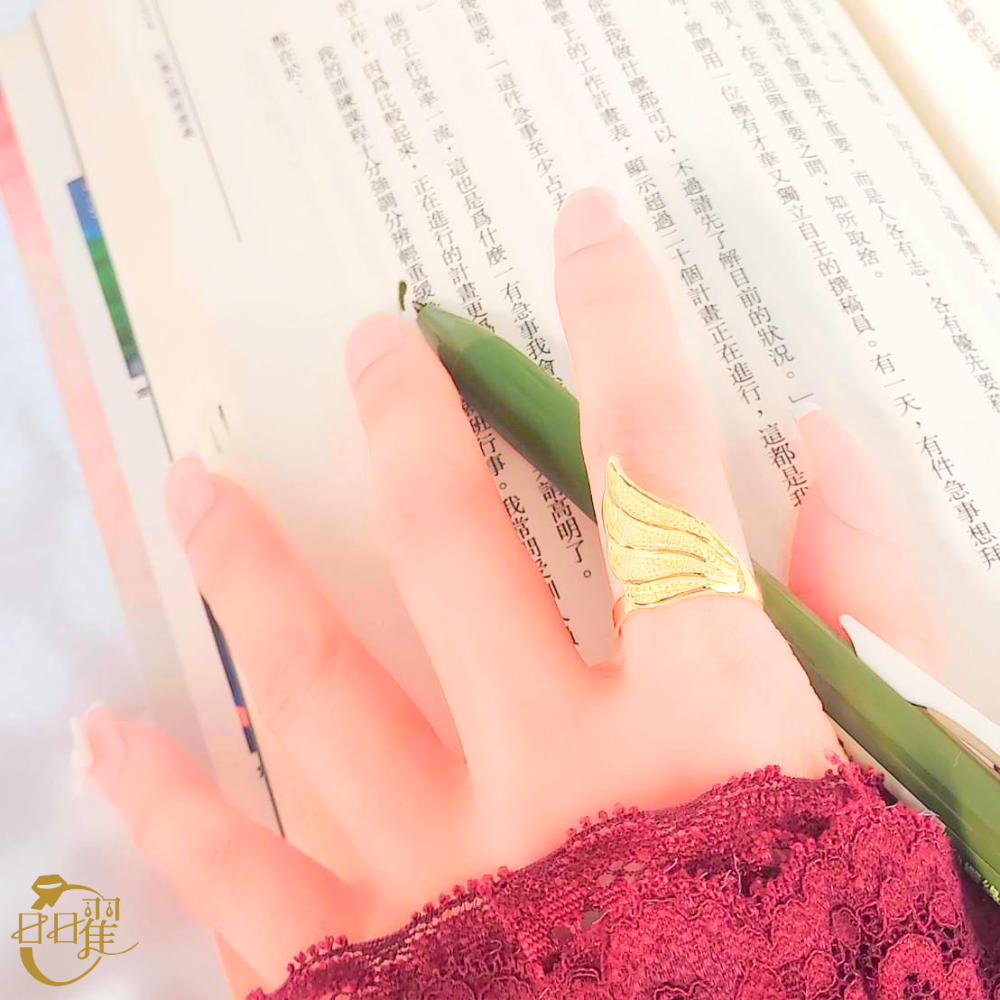 晶曜珠寶】黃金戒指女戒凱旋之翼1.78錢| 其他黃金品牌| Yahoo購物中心