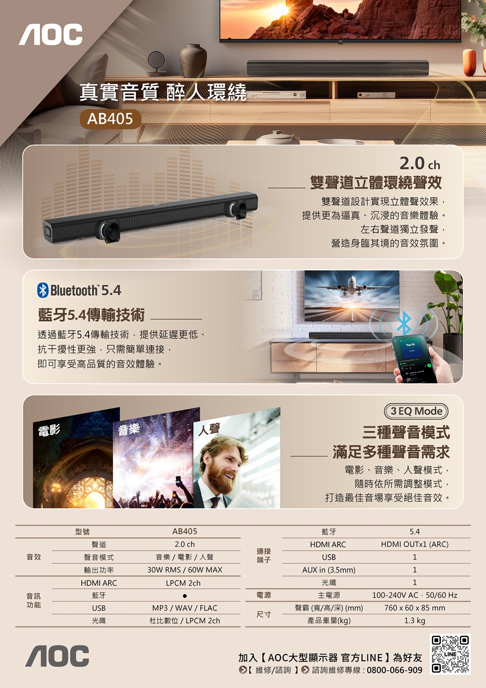 AOC AB405 - 詳情1