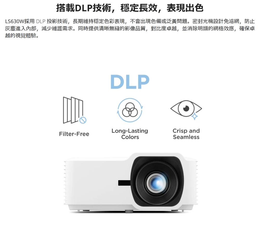 ViewSonic優派 LS630W - 詳情1