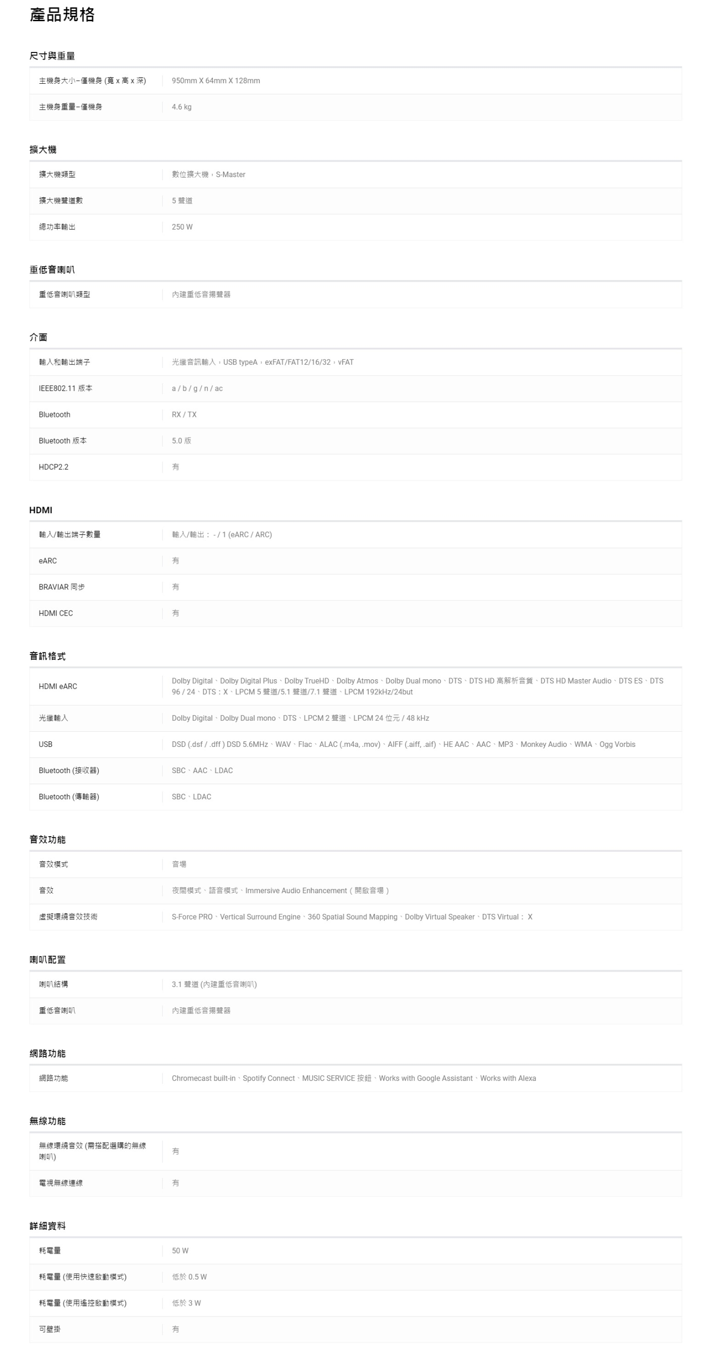 SONY索尼 HT-A3000 - 詳情1