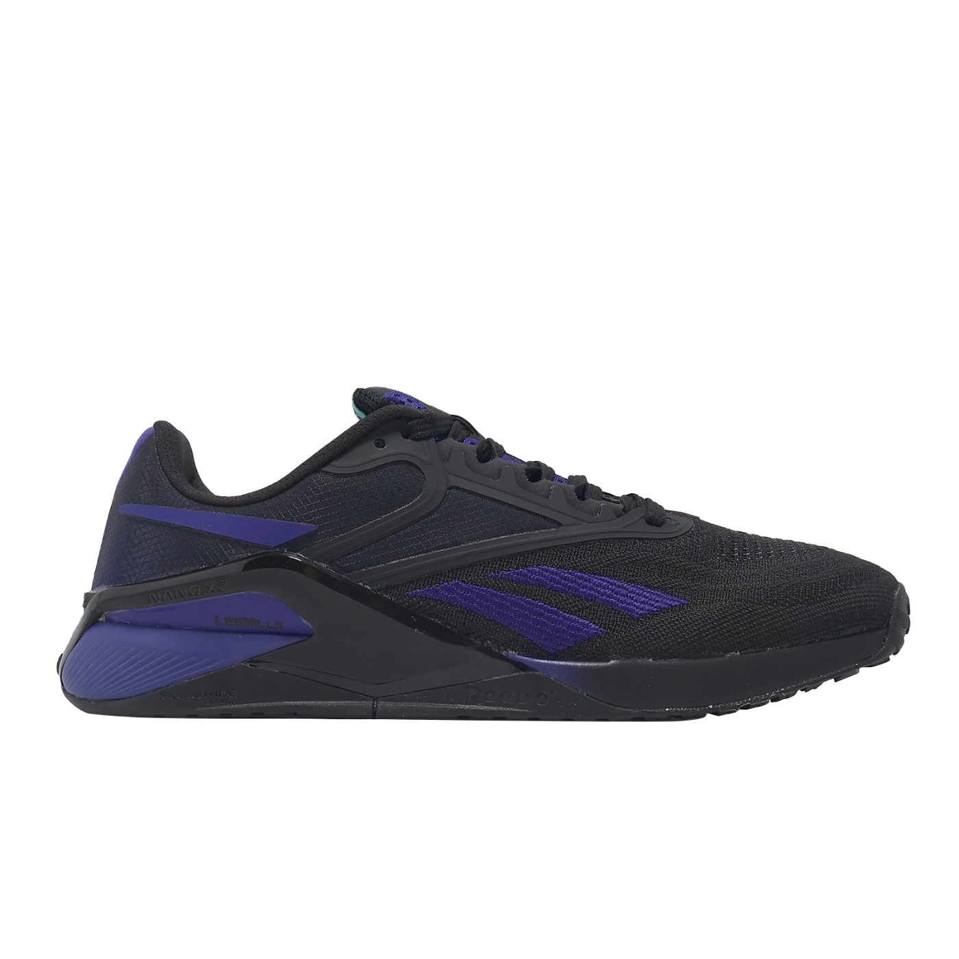 Reebok x Les Mills 訓練鞋Nano X2 男鞋黑紫支撐穩定交叉訓練