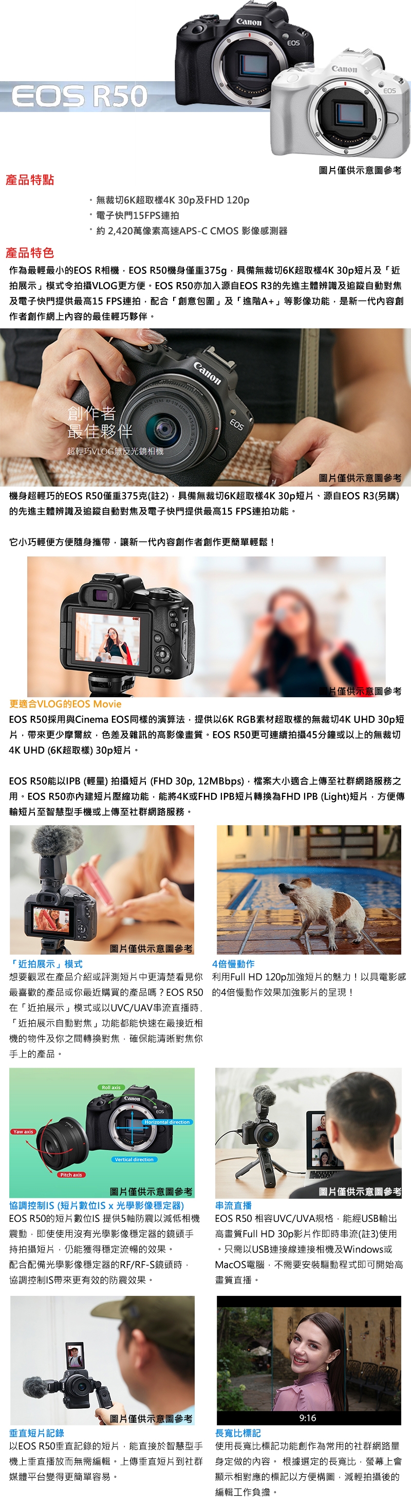 Canon佳能 EOS R50 - 詳情2