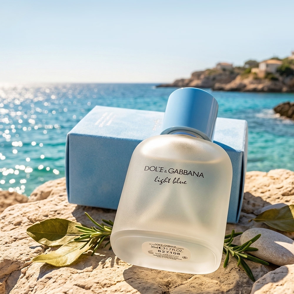 Dolce&Gabbana D&G 淺藍男性淡香水50ml Light Blue Pour Homme EDT 總