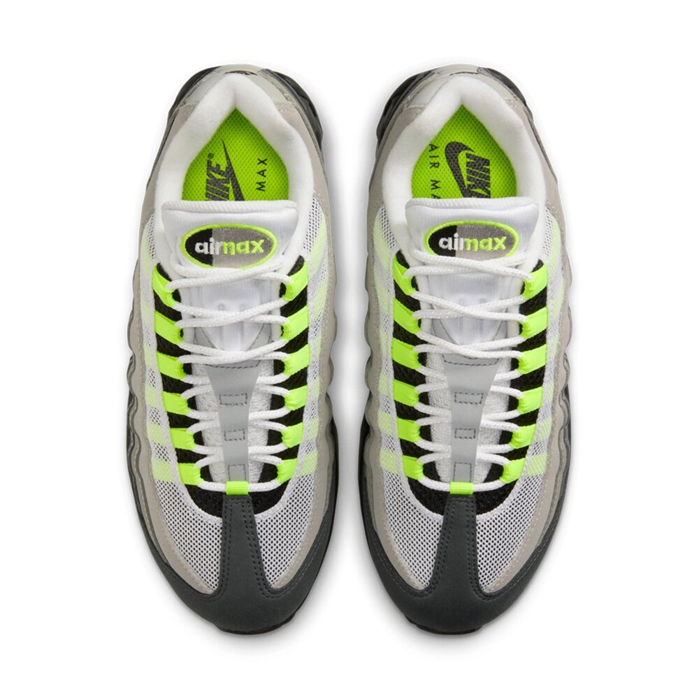W Nike Air Max 95 2026 黑灰螢光黃氣墊緩震運動鞋女鞋IO9926-001