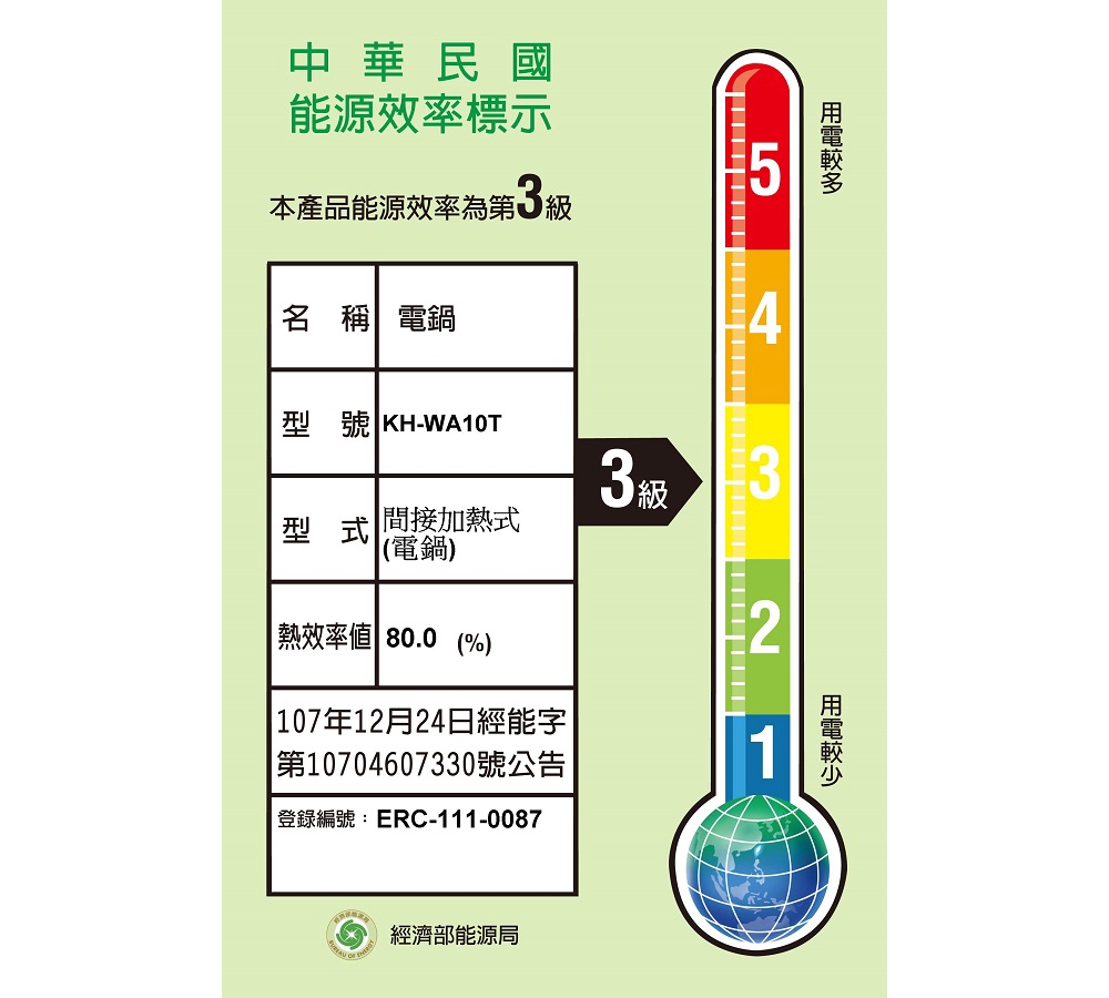 SAMPO聲寶 KH-WA10T - 詳情1