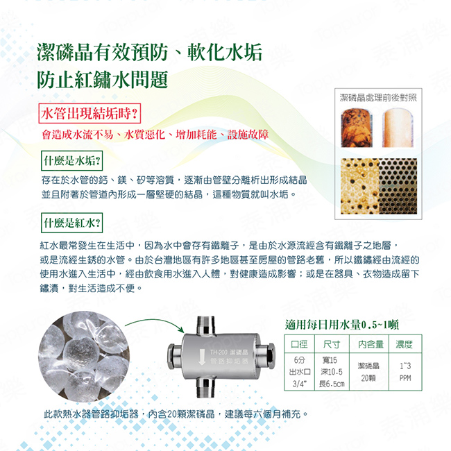 Toppuror泰浦樂 TPR-WS19A - 詳情1