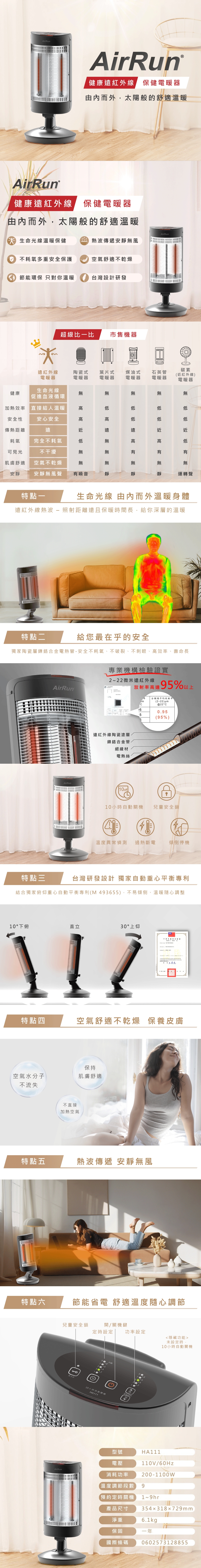 AirRun HA111 - 詳情1