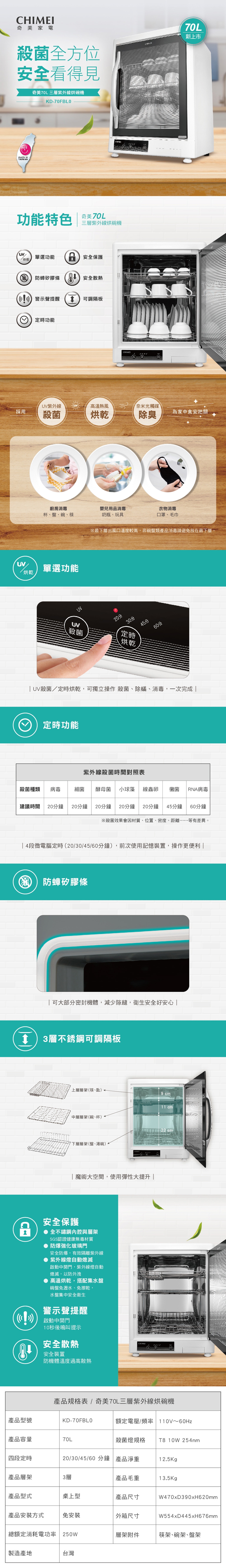 CHIMEI奇美 KD-70FBL0 - 詳情1