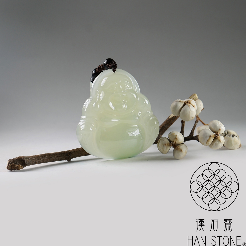 漢石齋】天然和田玉彌勒佛玉佩吊墜白玉(44*46*12mm) | 漢石齋| Yahoo