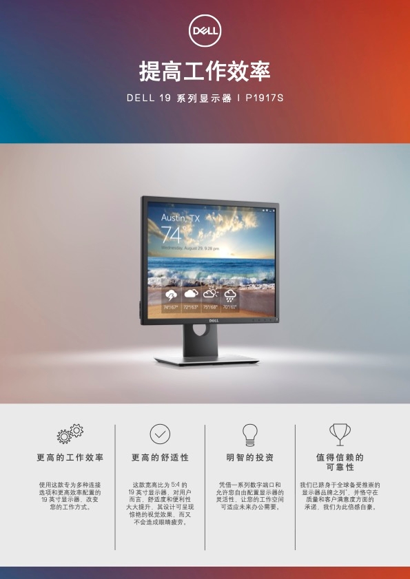 DELL戴爾 P1917S - 詳情1