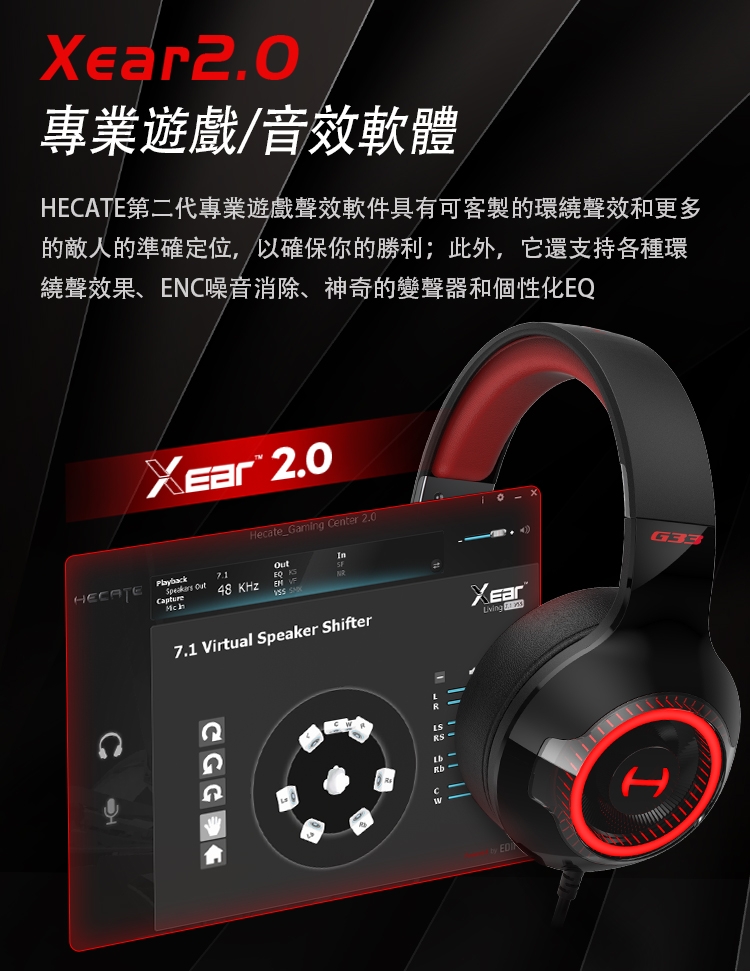 Edifier漫步者 G33 - 詳情3