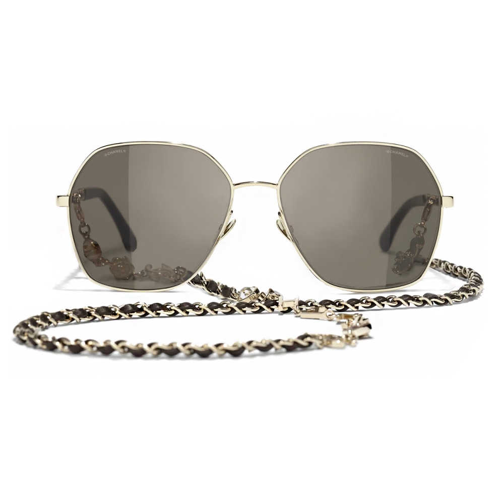 經文07 CHANEL 太阳眼镜: 方框太阳眼镜, 醋酯纤维9176 — Fashion
