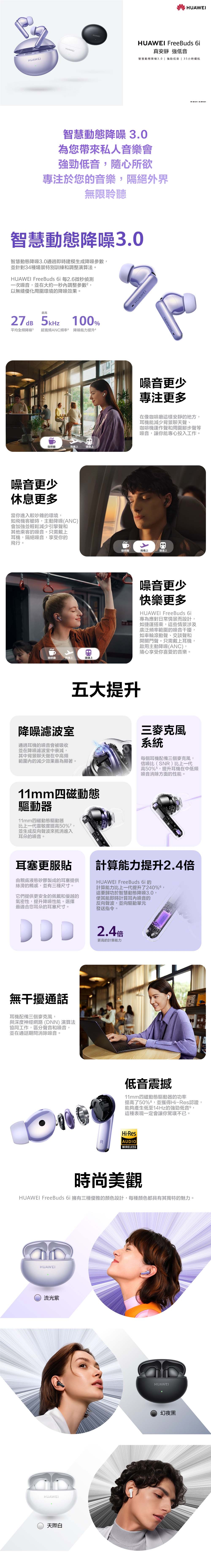 Huawei華為 FreeBuds 6i - 詳情1