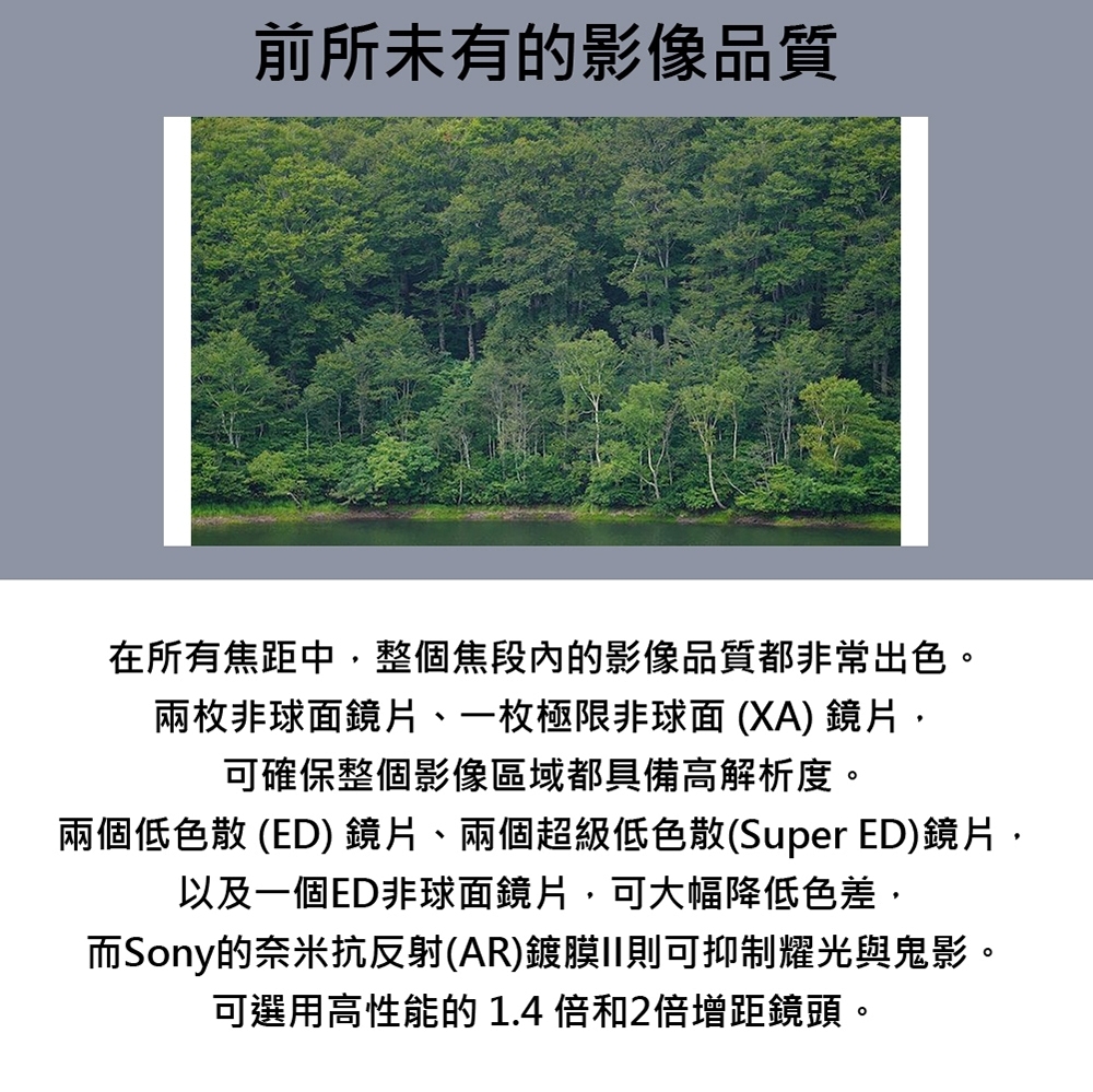 SONY索尼 SEL70200GM2 FE 70-200mm F2.8 GM OSS II - 詳情1