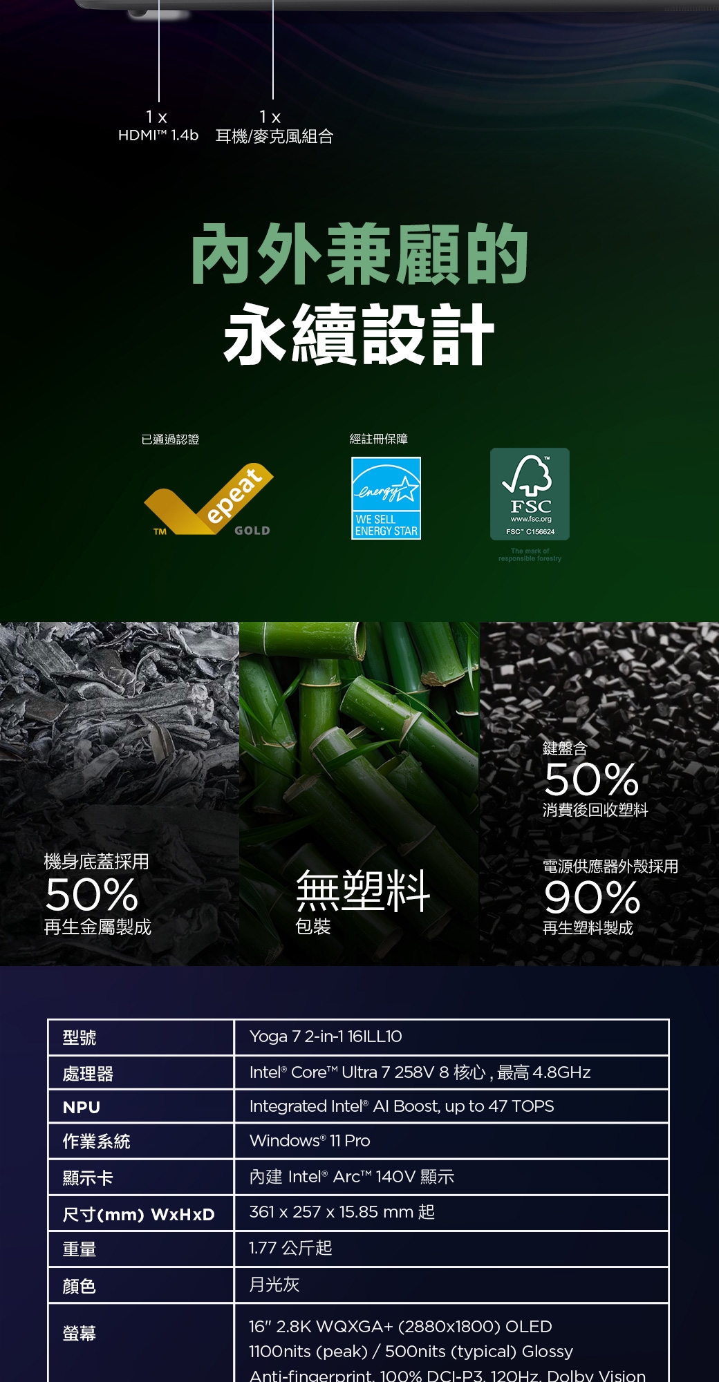 Lenovo聯想 Yoga 7 - 詳情3