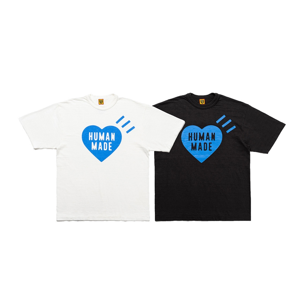 Human Made Heart T-Shirt 外苑限定藍色愛心白色/黑色限定款T恤