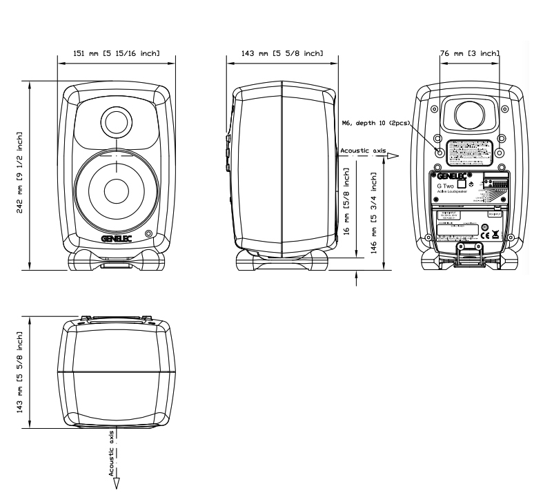 GENELEC芬蘭 G2 - 詳情1