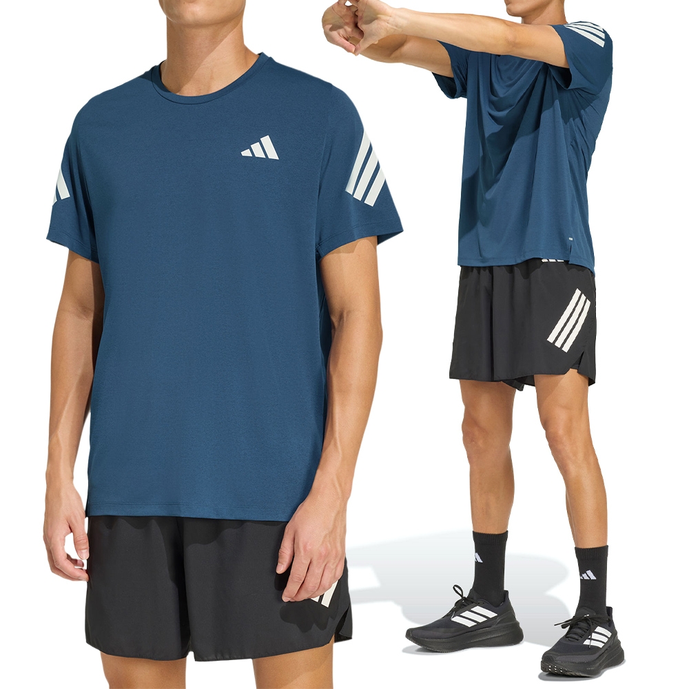 Adidas Adi365 T M 男款深藍色吸濕排汗訓練運動短袖JZ7692 | adidas
