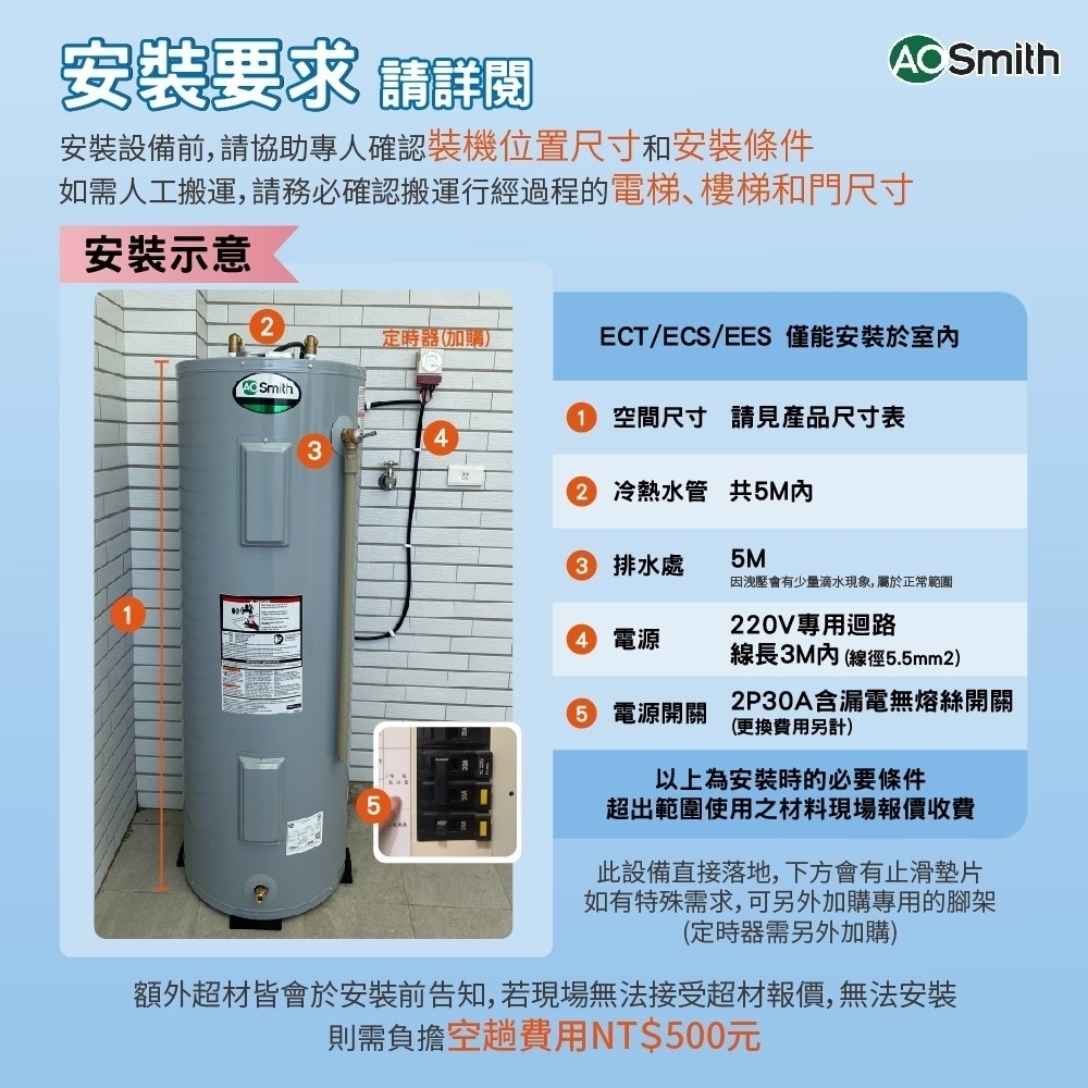 AOSmith史密斯 EES-80 - 詳情4