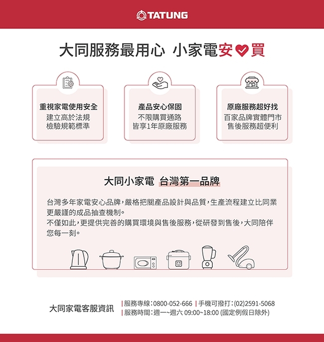 TATUNG大同 TAC-0309EA-W - 詳情9
