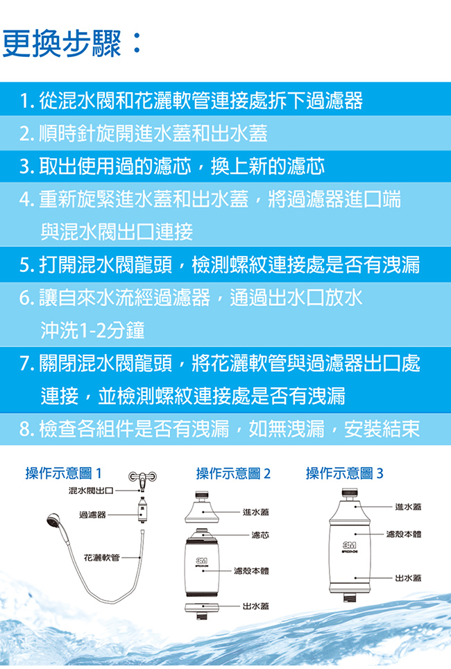 3M 全效沐浴過濾器 - 詳情2