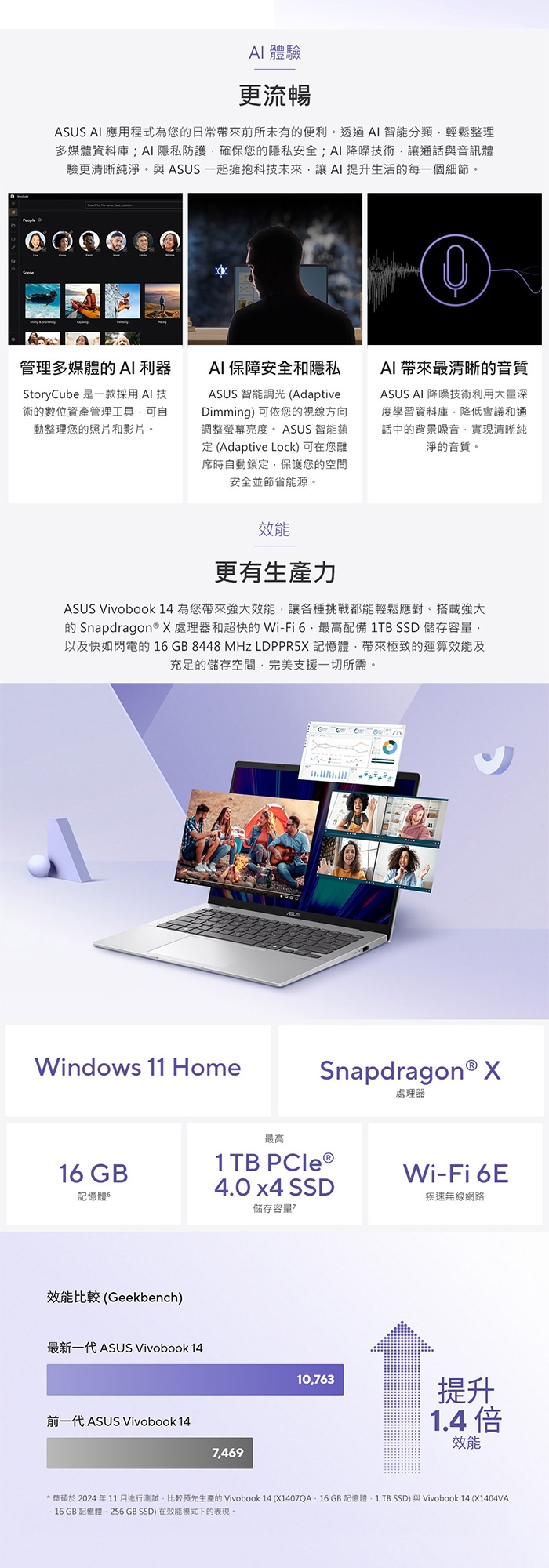 ASUS華碩 X1407QA - 詳情3