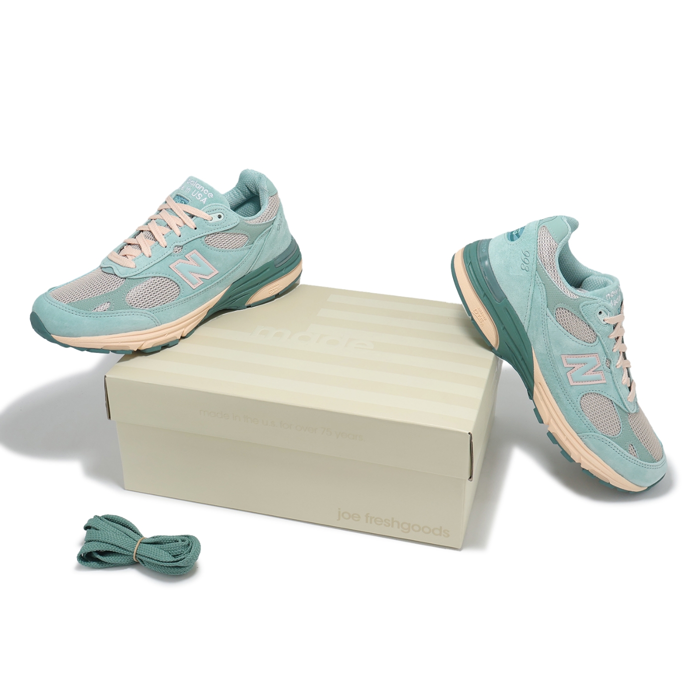 New Balance x Joe Freshgoods 休閒鞋993 男鞋藍灰聯名美製麂皮經典NB 