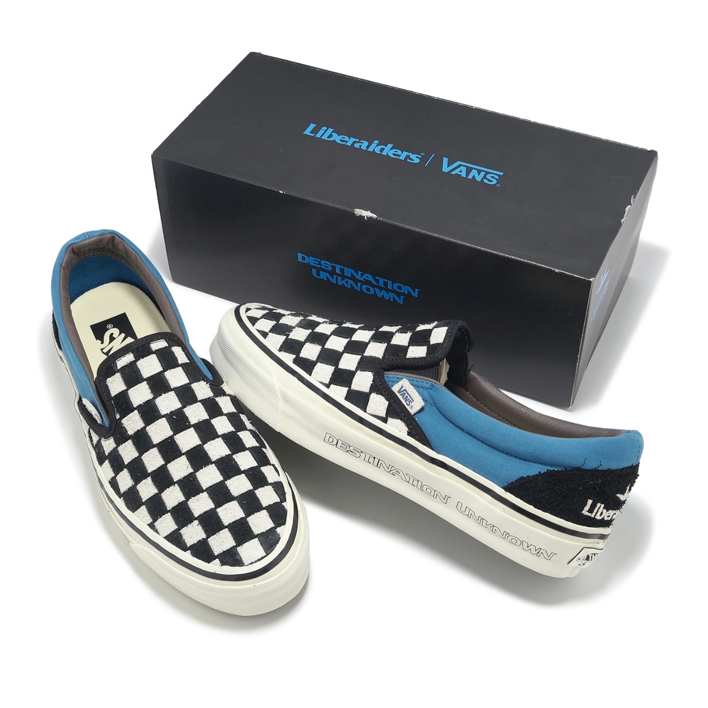 Vans x Liberaiders Lx Slip-On Reissue 98 男鞋懶人鞋聯名棋盤格
