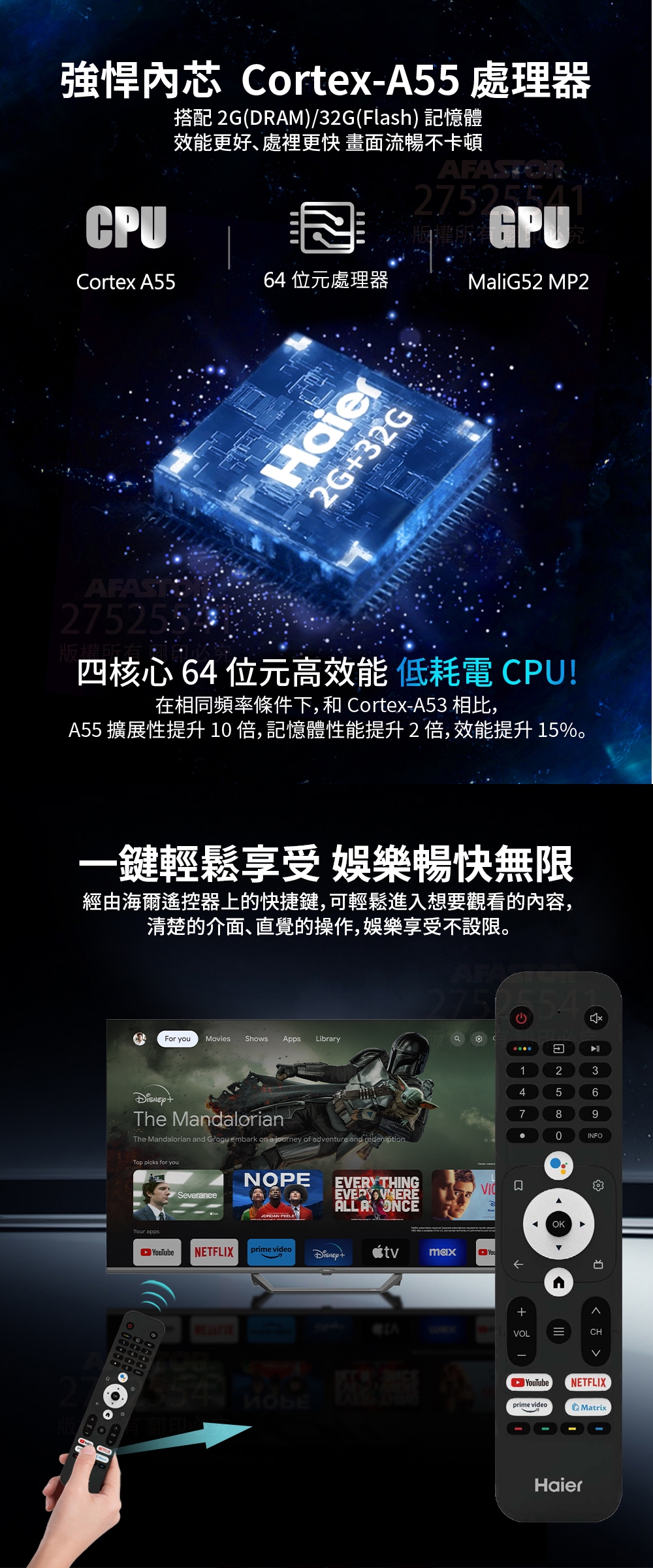 Haier海爾 H55S80EUX - 詳情8