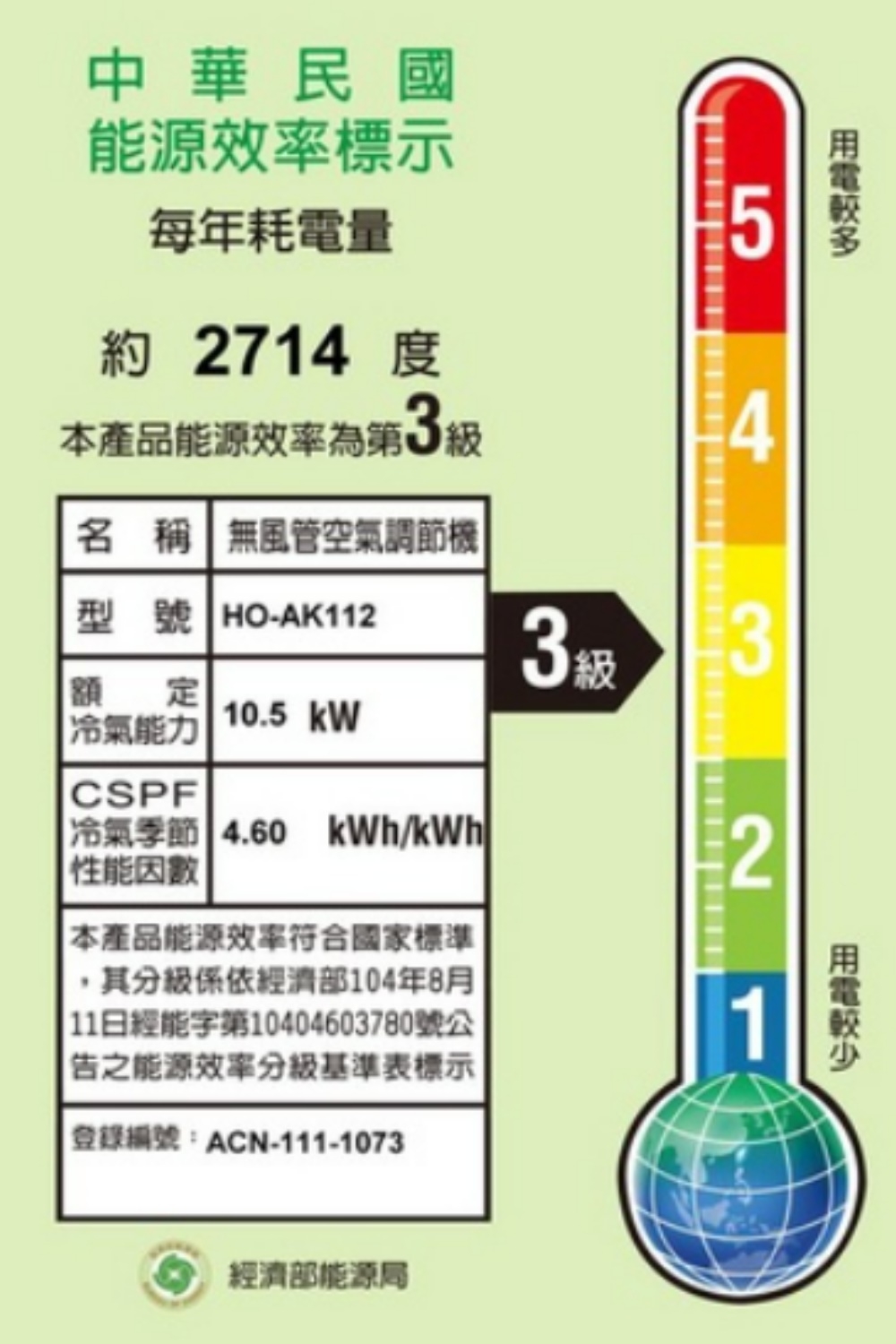 HERAN禾聯 HI-AK112 - 詳情1