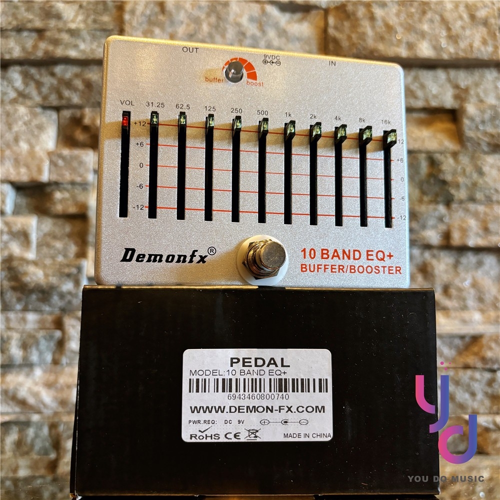 Demonfx Audio 10 BAND EQ BUFFER Booster 電吉他效果器mxr | 合成器