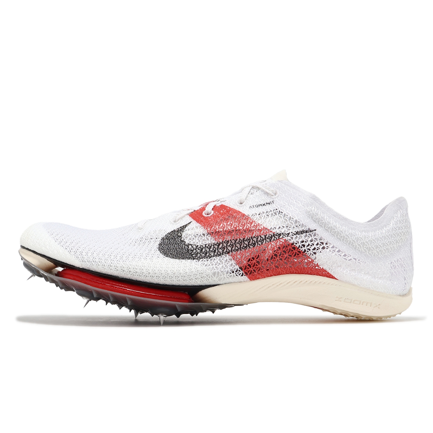 Nike 田徑鞋Air Zoom Victory EK 男鞋釘鞋白紅黑長距離氣墊碳板FJ0668