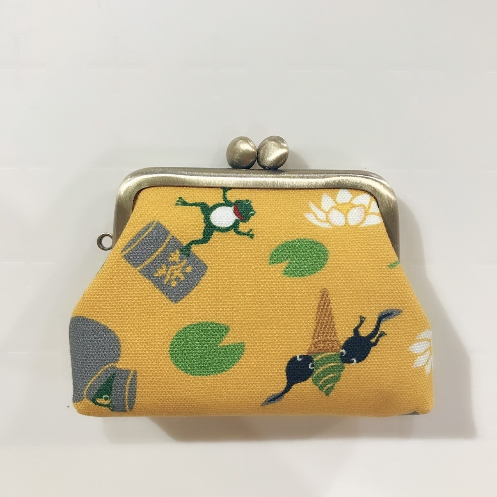 和夢兔】京都宇治小型口金包-青蛙(黃) | 日用雜貨| Yahoo購物中心