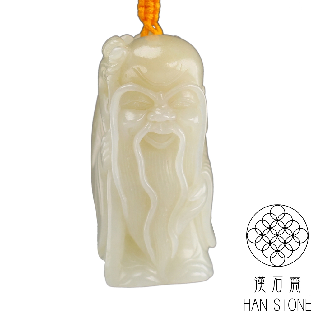 伝承品 本物和田白玉 土沁 手刻 翁仲紋 漢代魔除け三宝 数珠 根付 超美品 伝承品 本物和田白玉 土沁 手刻 翁仲紋 漢代魔除け三宝 数珠