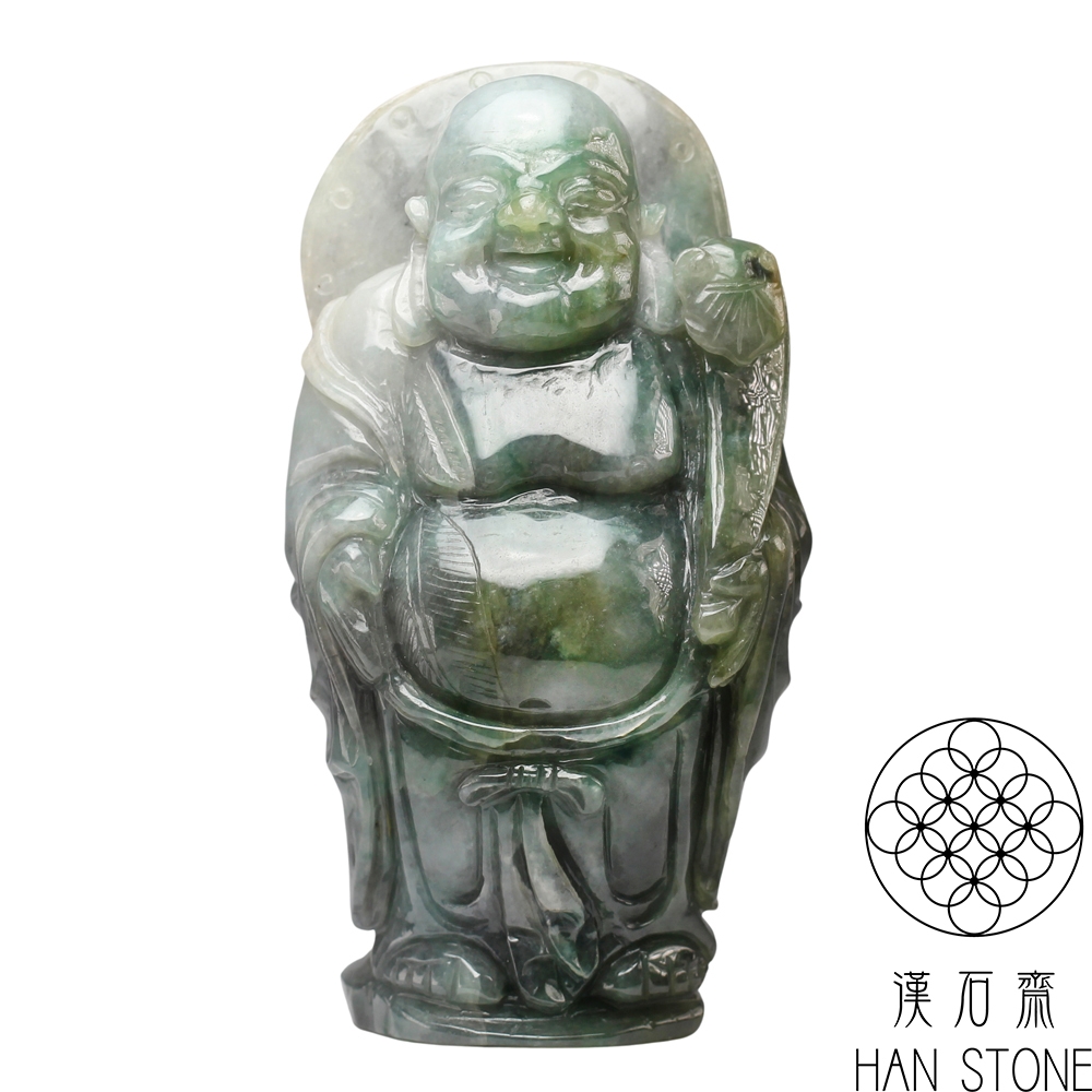 漢石齋】天然翡翠A貨彌勒佛小擺件飄花種(112*60*48mm) | 漢石齋| Yahoo