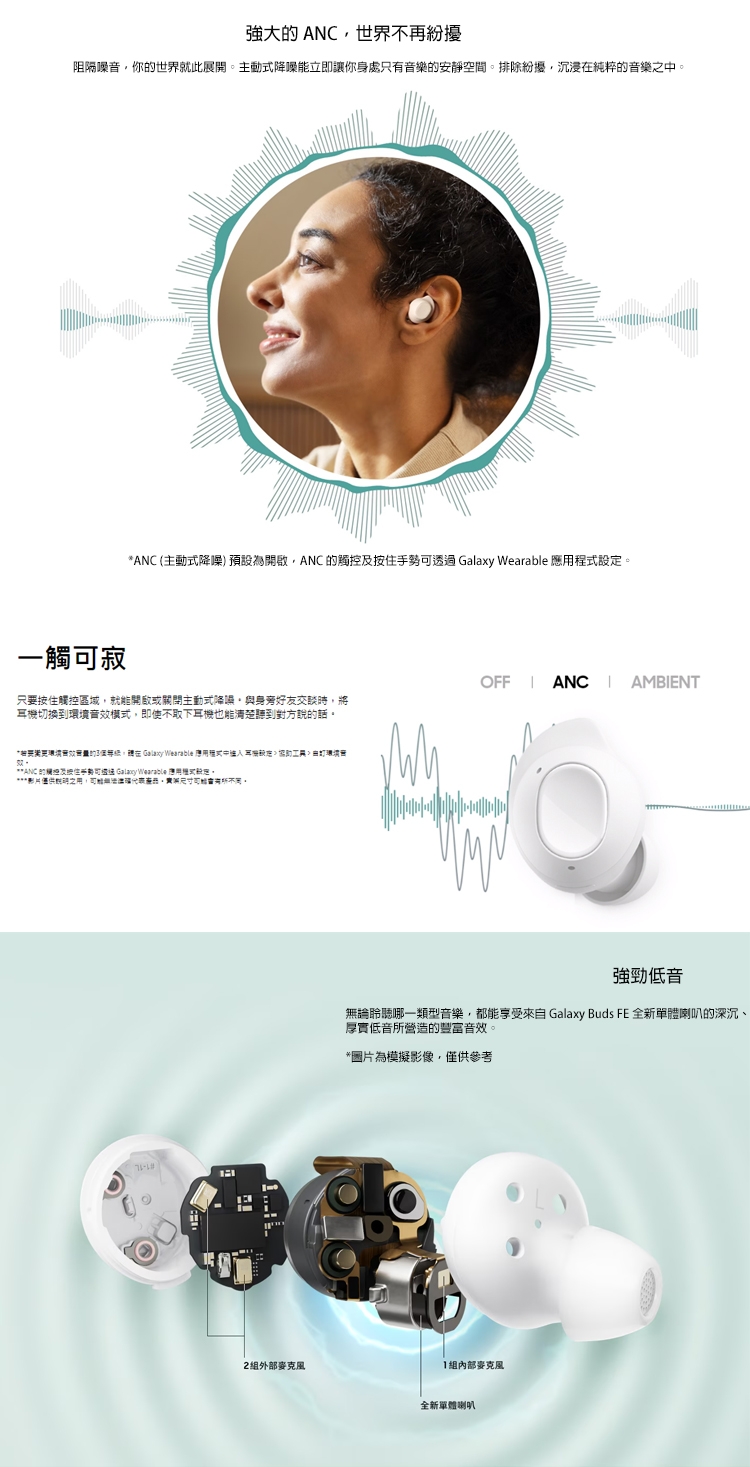 SAMSUNG三星 Galaxy Buds FE - 詳情1